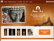 Tablet Screenshot of buddha-heads.com